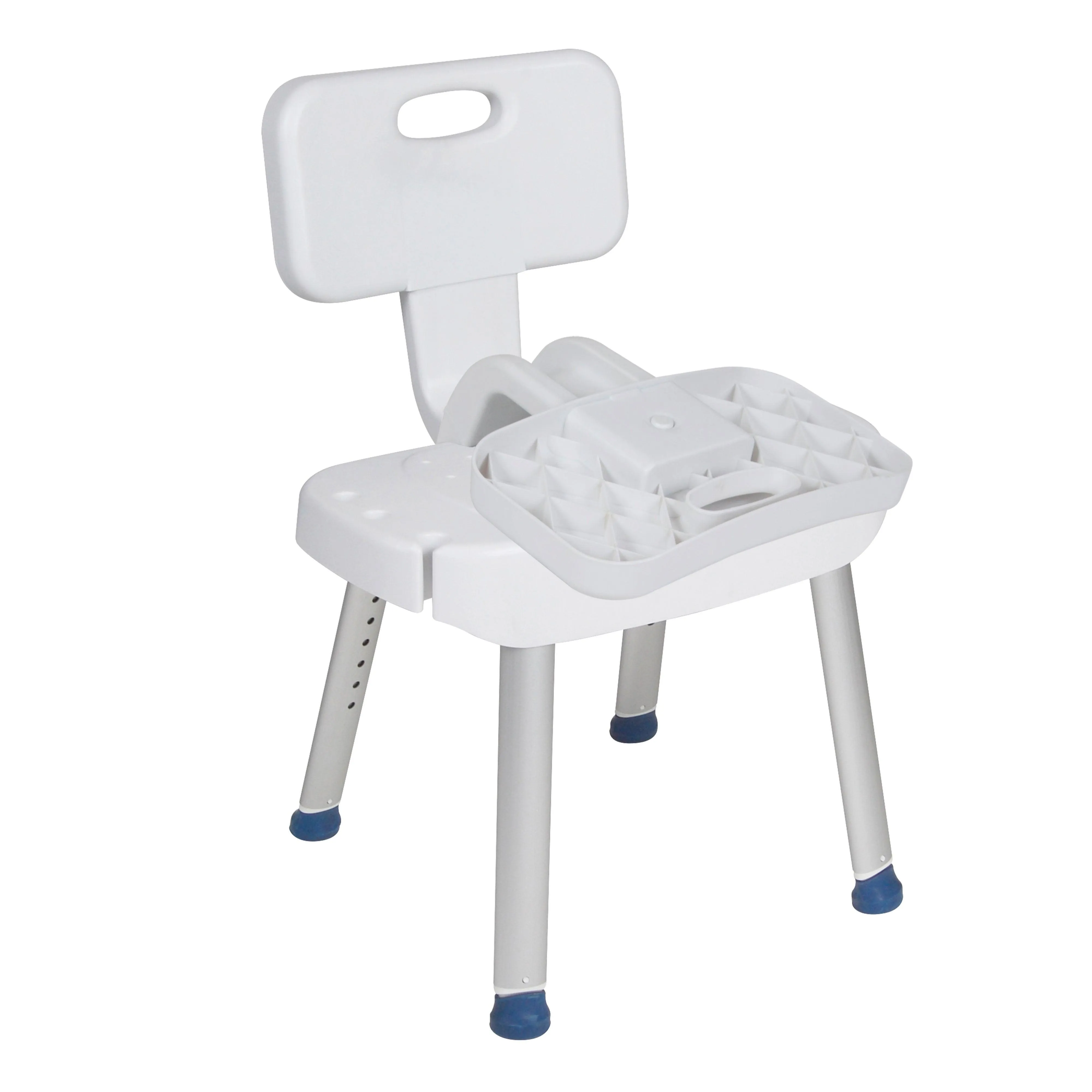 Drive Medical Bathroom Safety Shower Chair with Folding Back