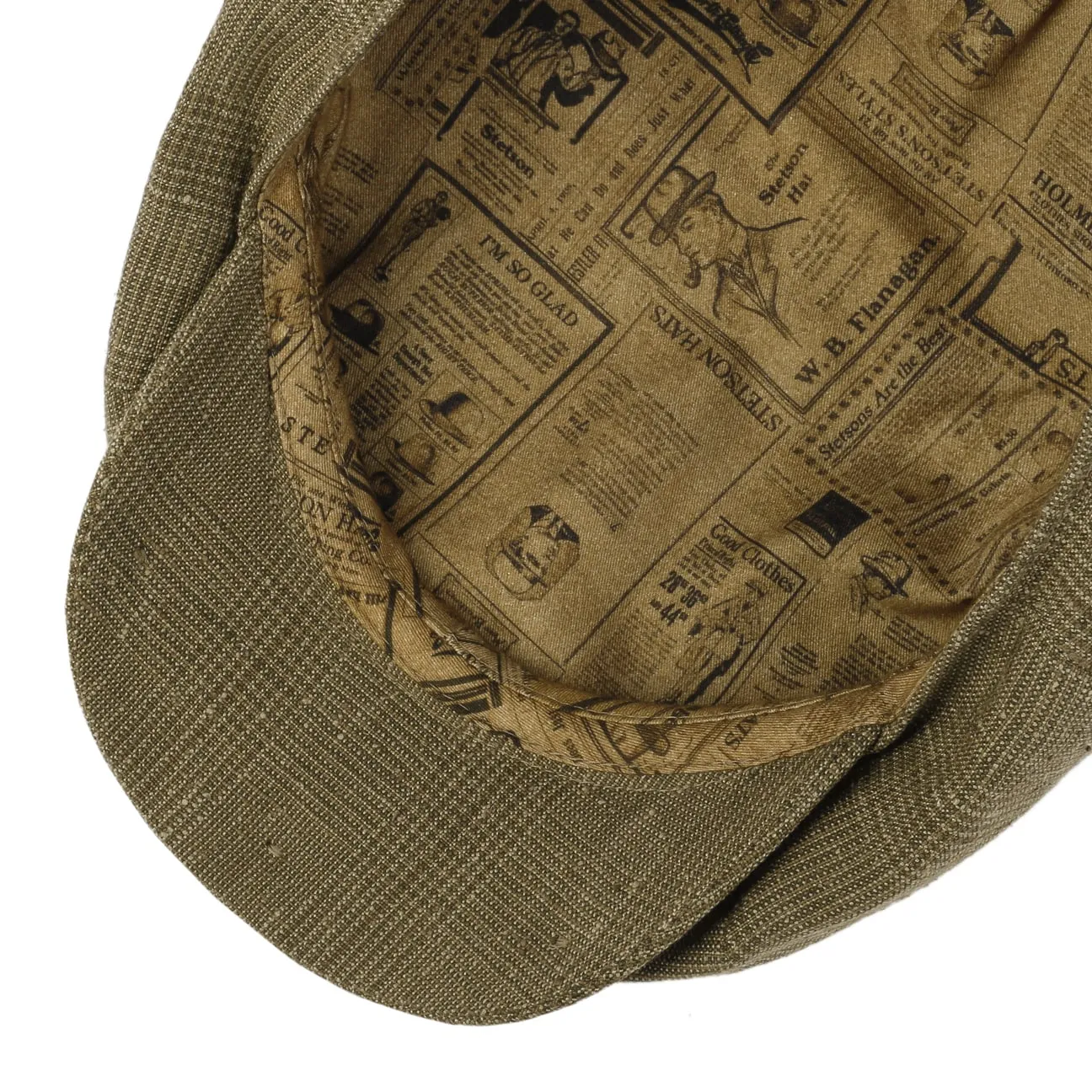 Eight Panel Tweed Cap by Stetson