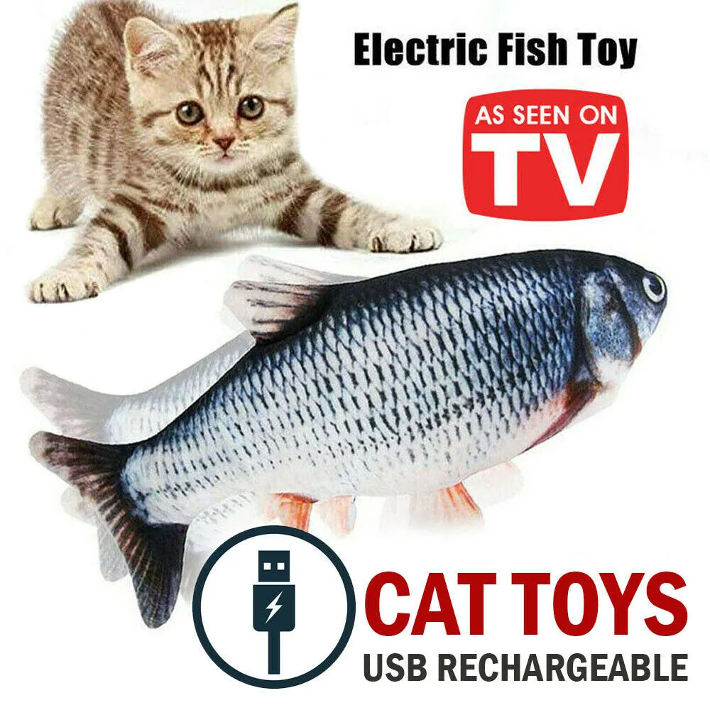 Electric Fish Cat Toy