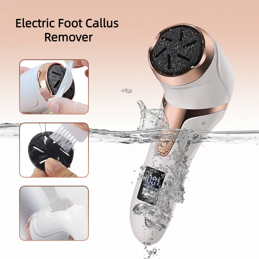 Electric pedicure foot Grinder Skin Hard Rupture file Trimmer Dead Skin Foot Pedicure Rechargeable Foot Care Tool Remover Callus