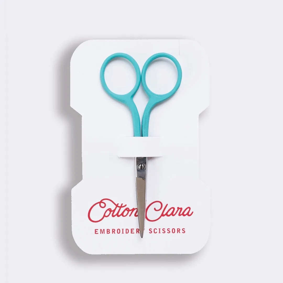 Embroidery Scissors Turquoise