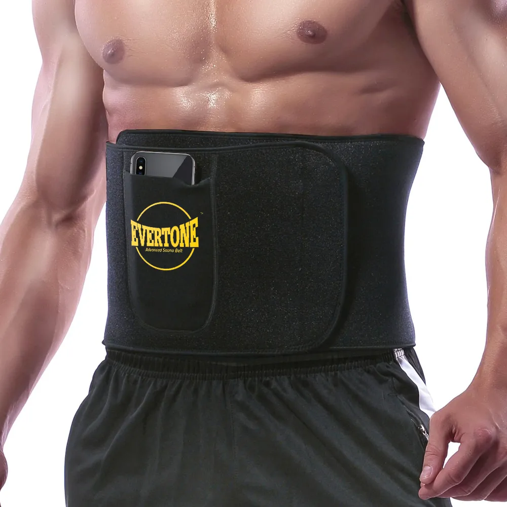 Evertone™ Waist Trimmer Advanced Sauna Belt - 3 Heat Conductive Layers - Graphene, Sauna and Neoprene