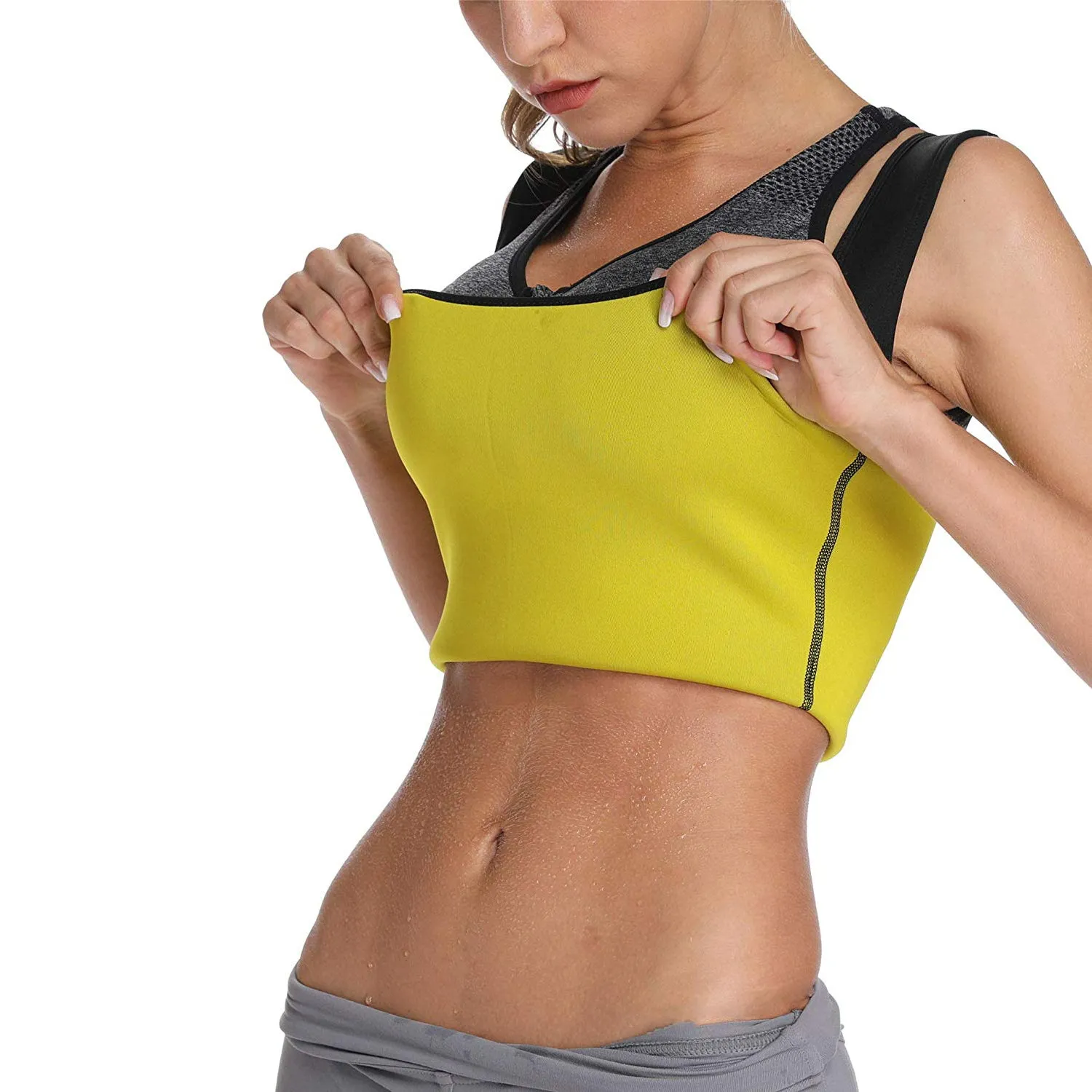 Evertone™ Waist Trimmer Advanced Sauna Belt - 3 Heat Conductive Layers - Graphene, Sauna and Neoprene