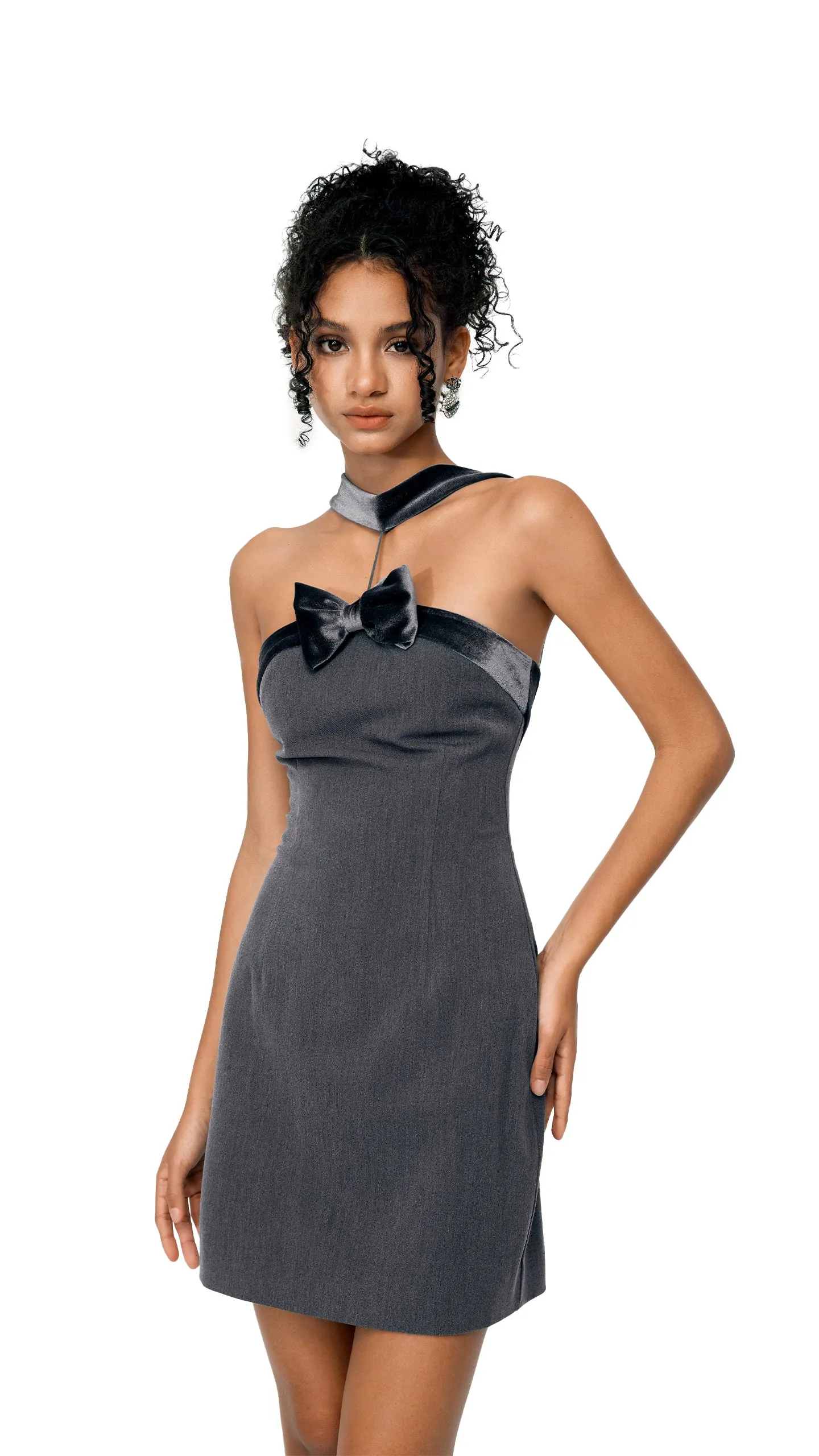 Exquisite Halter Neck Dress