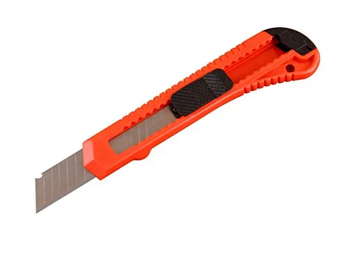 eZthings Heavy Duty 9mm Snap Off Blades Box Cutters Set for Cutting Materials: Wallpaper, Vinyl, Leather, Shrink-wrap