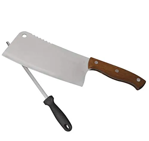 eZthings Heavy Duty Professional Cutting Cleavers - Stain-Corrosion Resistant for Commercial Cookware Restaurant Knives