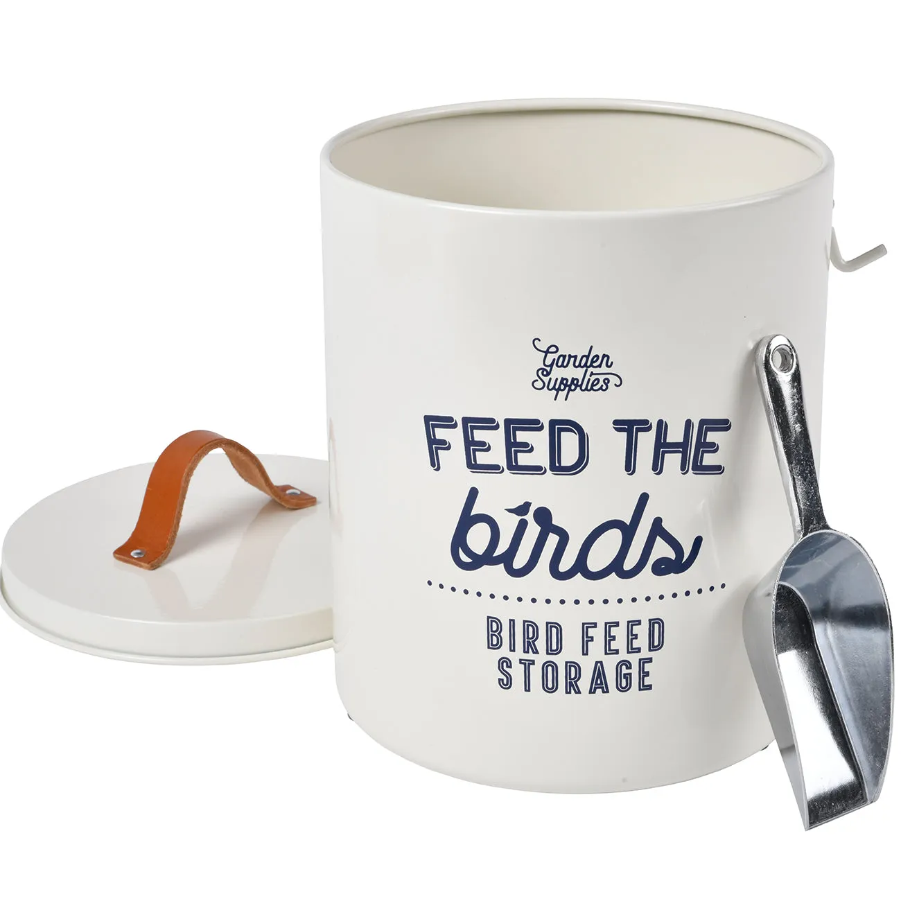 'Feed the Birds' Bird Food Tin - Stone