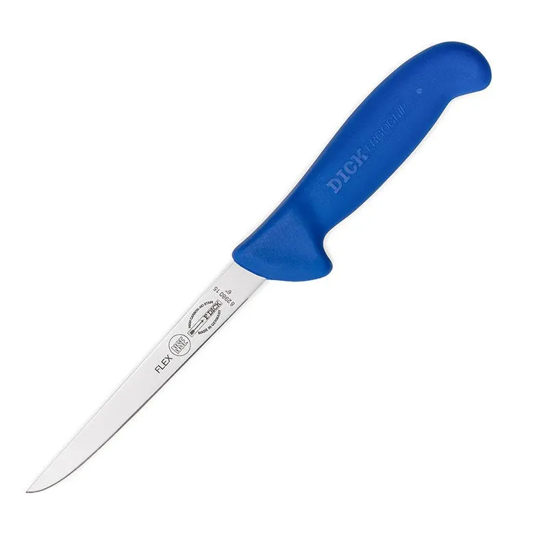 Flexible Blade Boning Knife Ergogrip 5.91 inch Blue - DICK