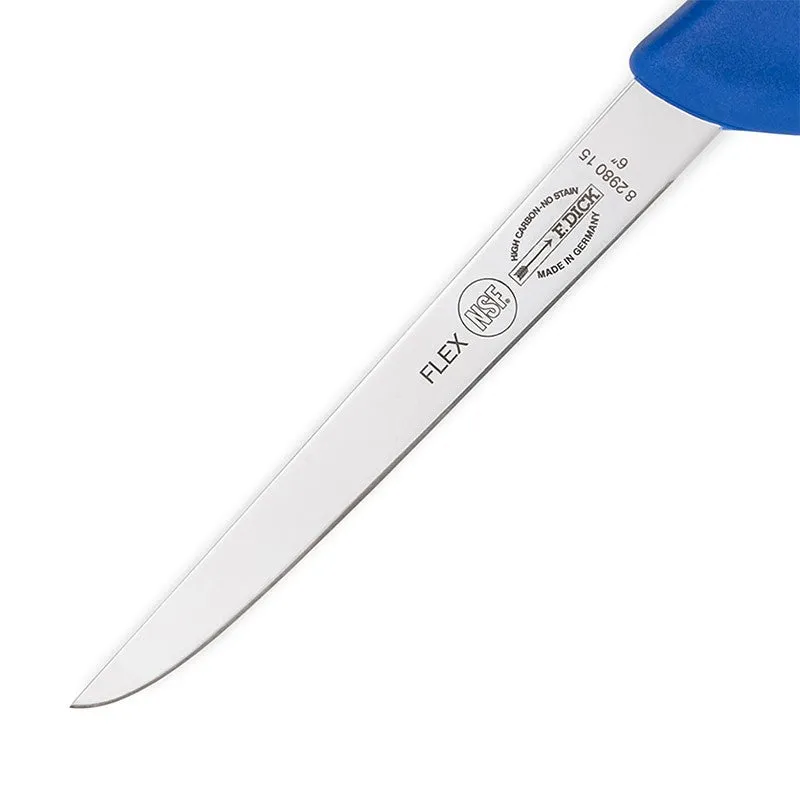 Flexible Blade Boning Knife Ergogrip 5.91 inch Blue - DICK