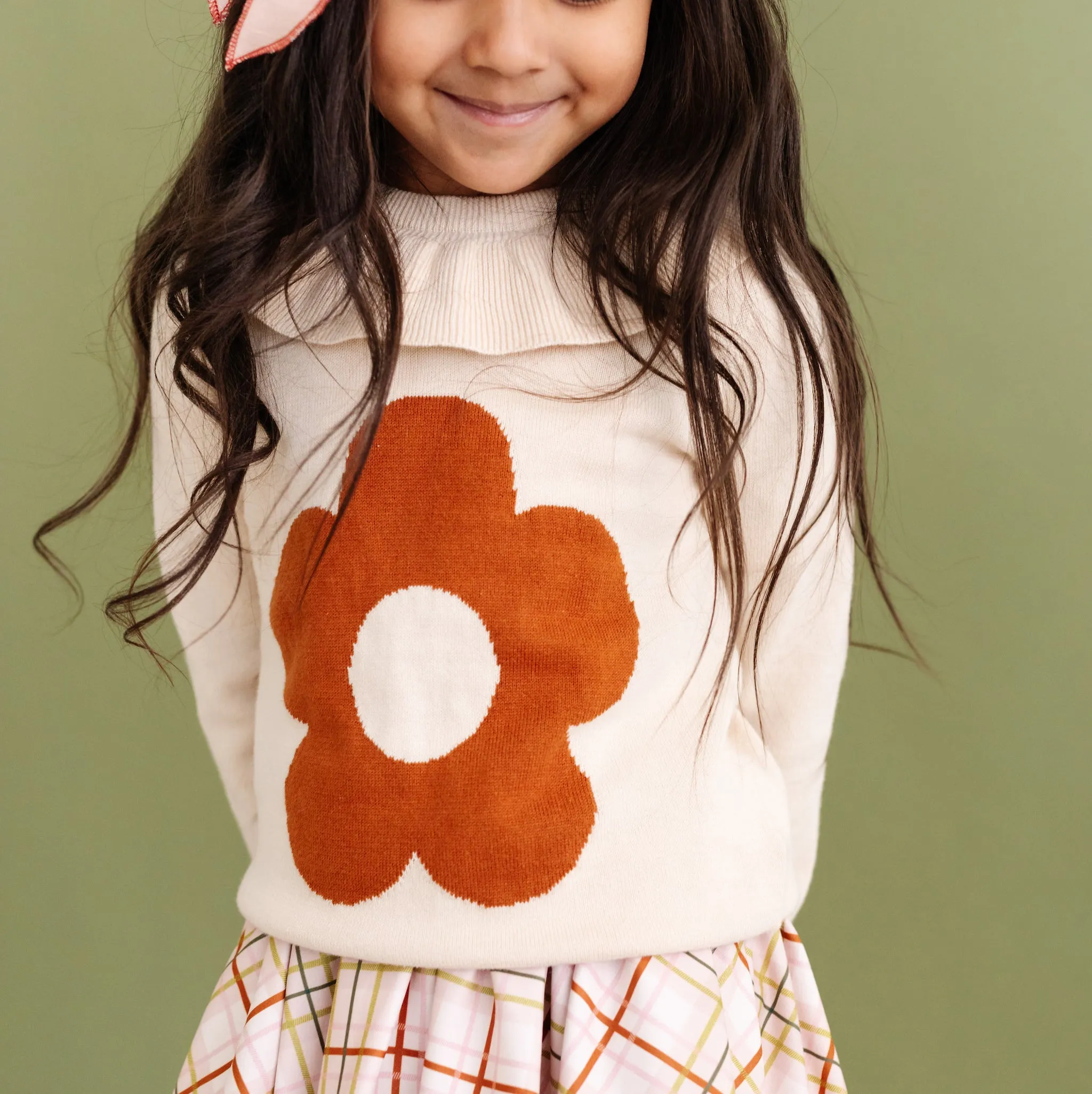 Flower Power Sweater - Vanilla