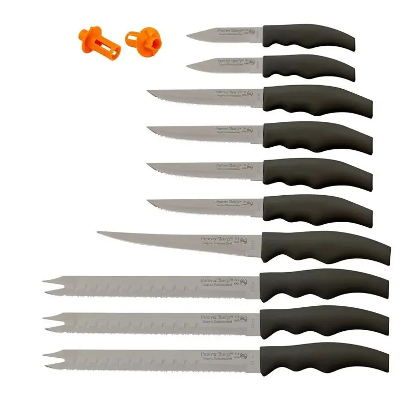 Forever Sharp Culinary Knife Set - 12 Piece