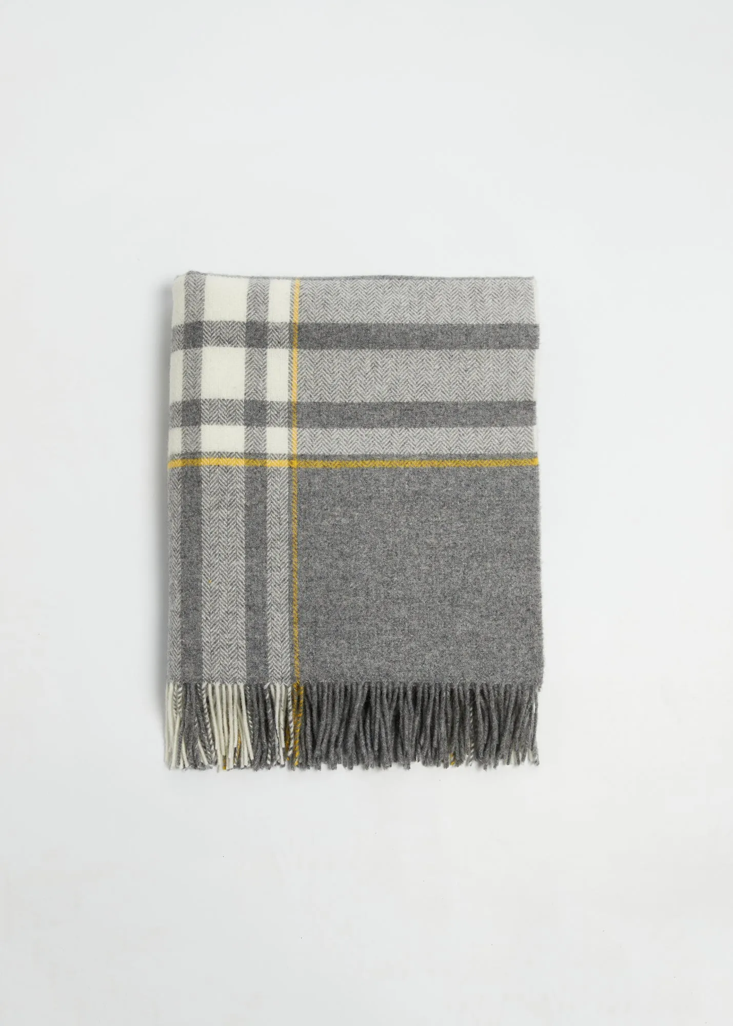 Foxford Liath Lambswool Throw