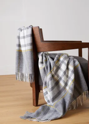 Foxford Liath Lambswool Throw