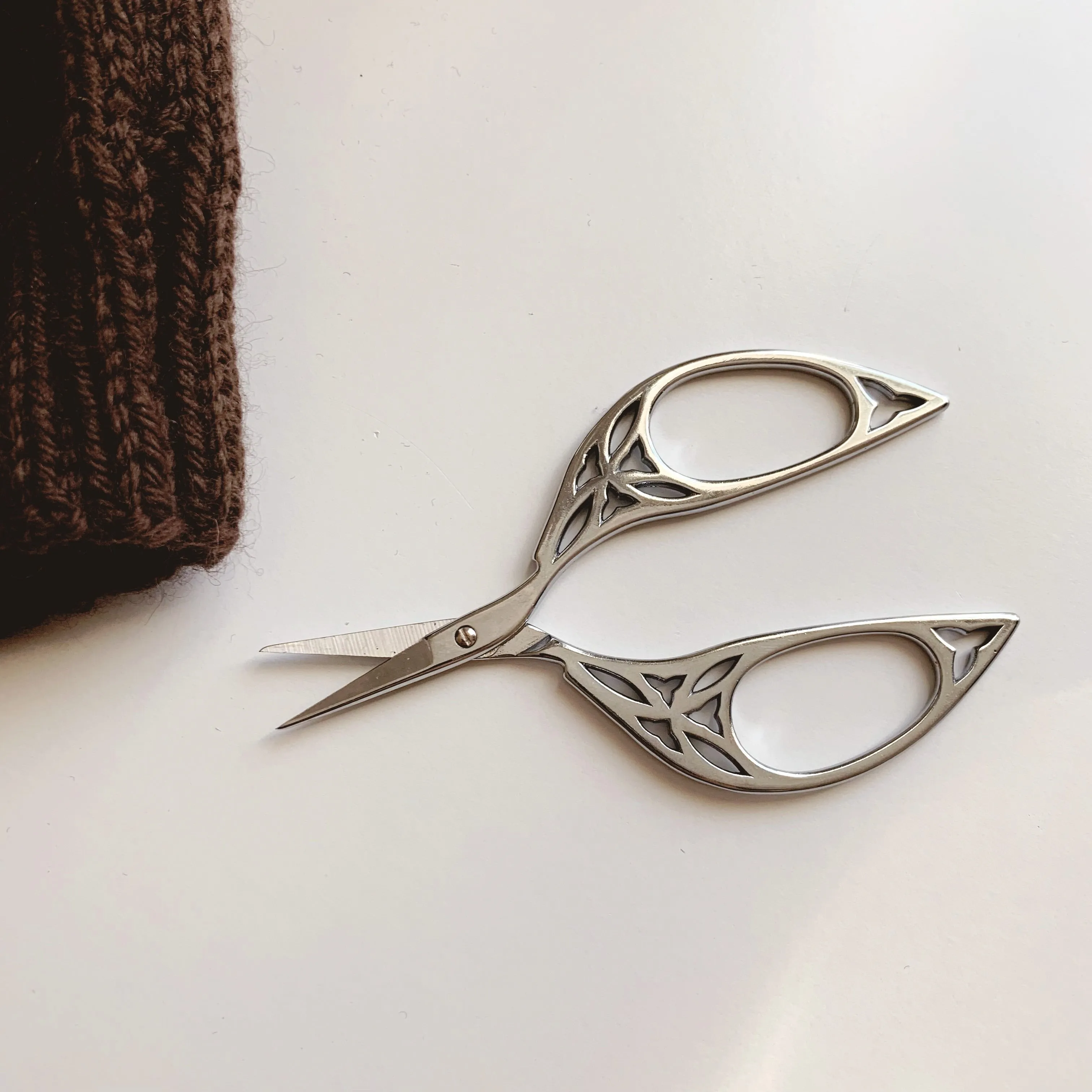 Galadriel Antiqued Silver Stainless Steel Embroidery Scissors