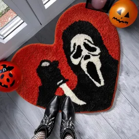 Gothic Halloween Funny Skull Bathroom Rugs