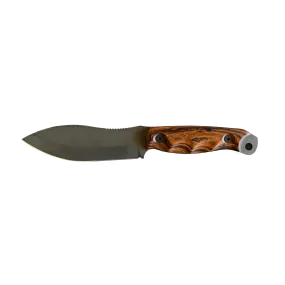 Half Face Blades Skinner Knife | Desert Ironwood