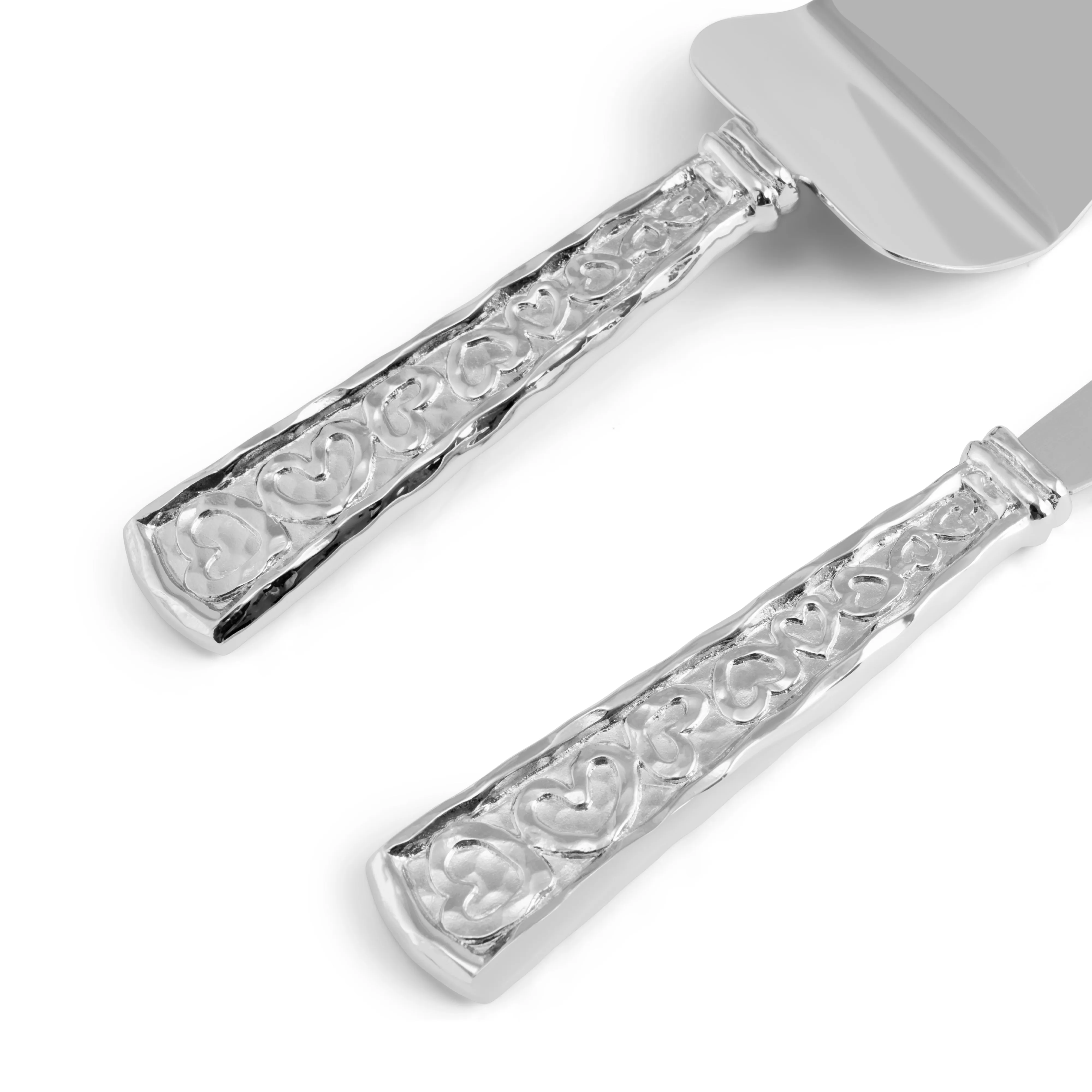 Heart Wedding Cake Knife & Server Set