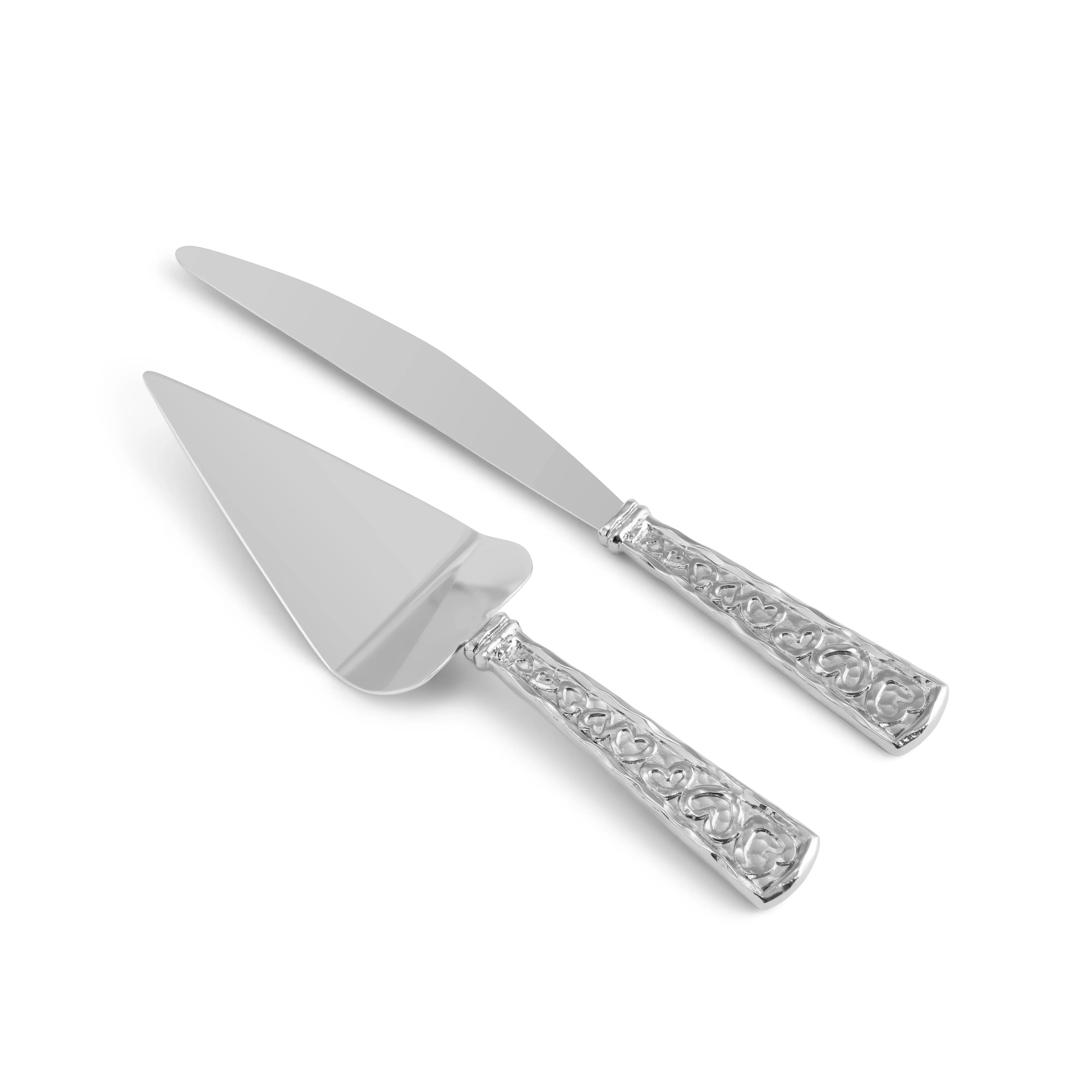 Heart Wedding Cake Knife & Server Set