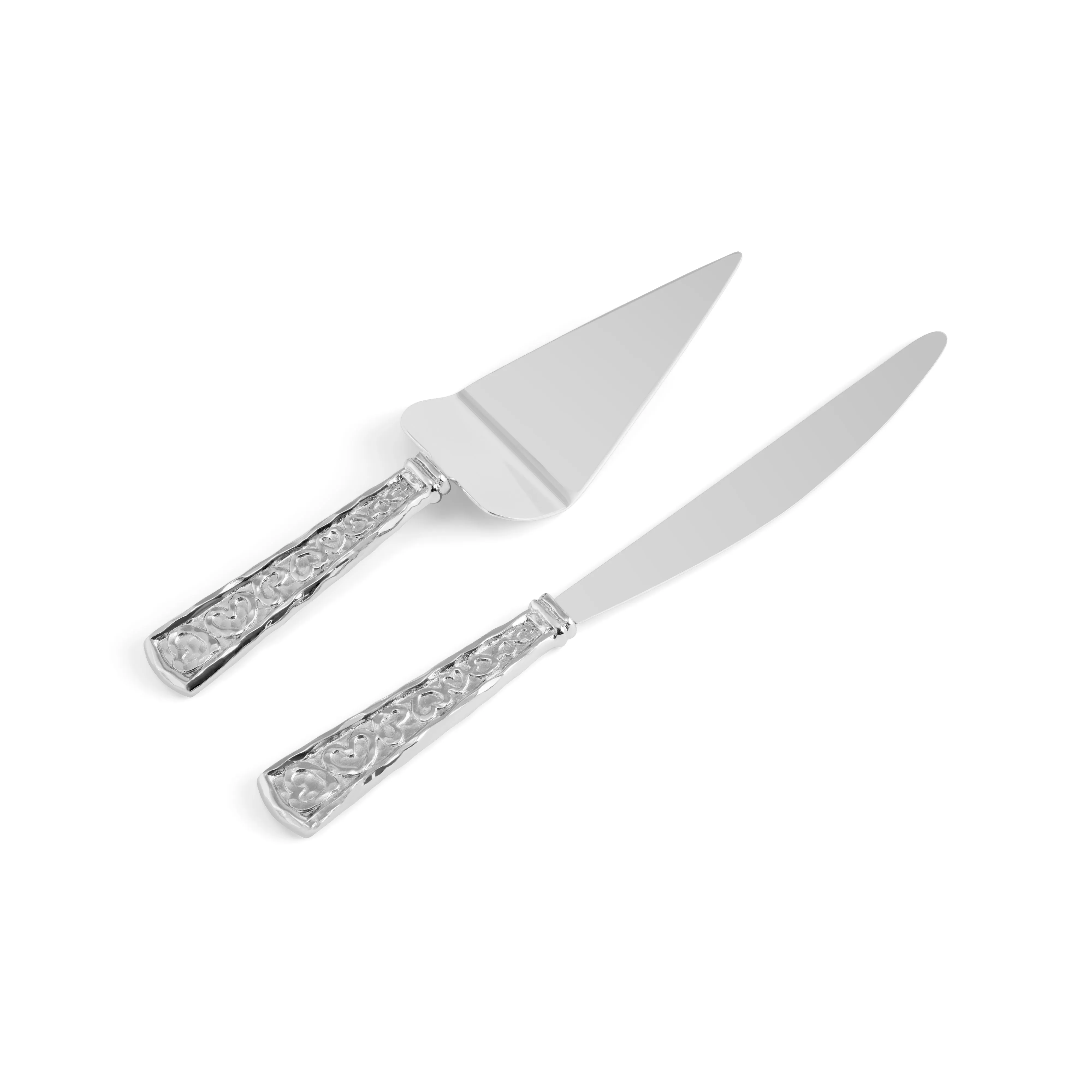 Heart Wedding Cake Knife & Server Set