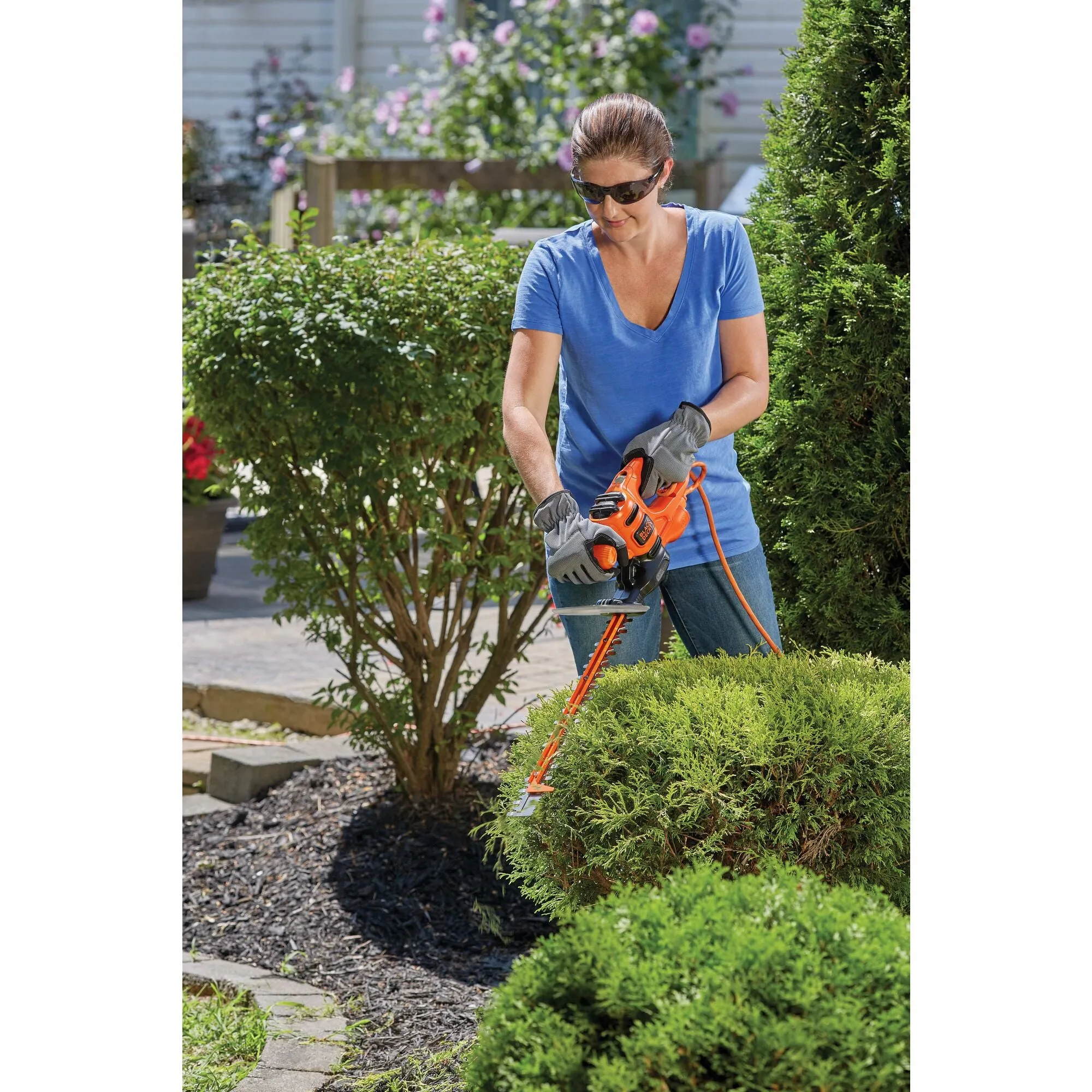 Hedge Trimmer, Dual-Action Blade, 16-Inch