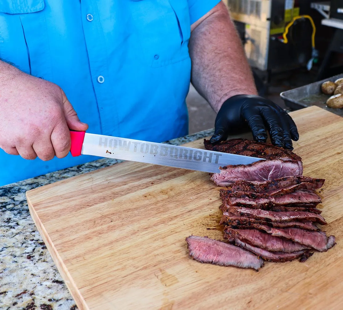 HowToBBQRight 12 Inch Brisket Slicer