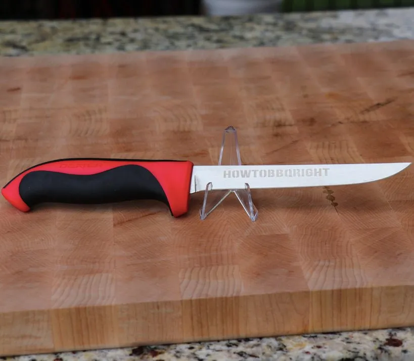 HowToBBQRight 6 Inch Wide Boning Knife