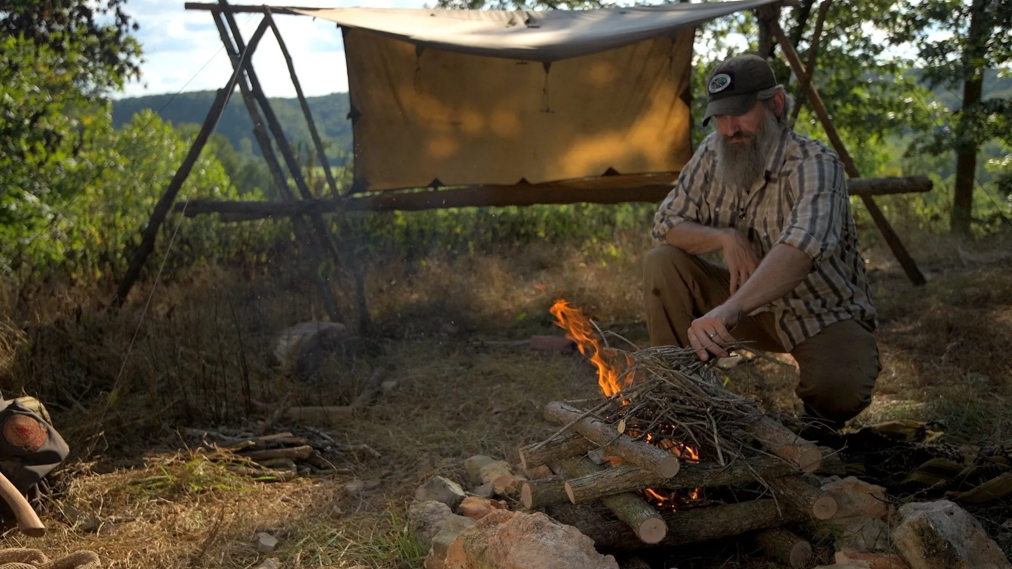 Into the Ozarks: Bushcraft Camp Build (USB Flash Drive)