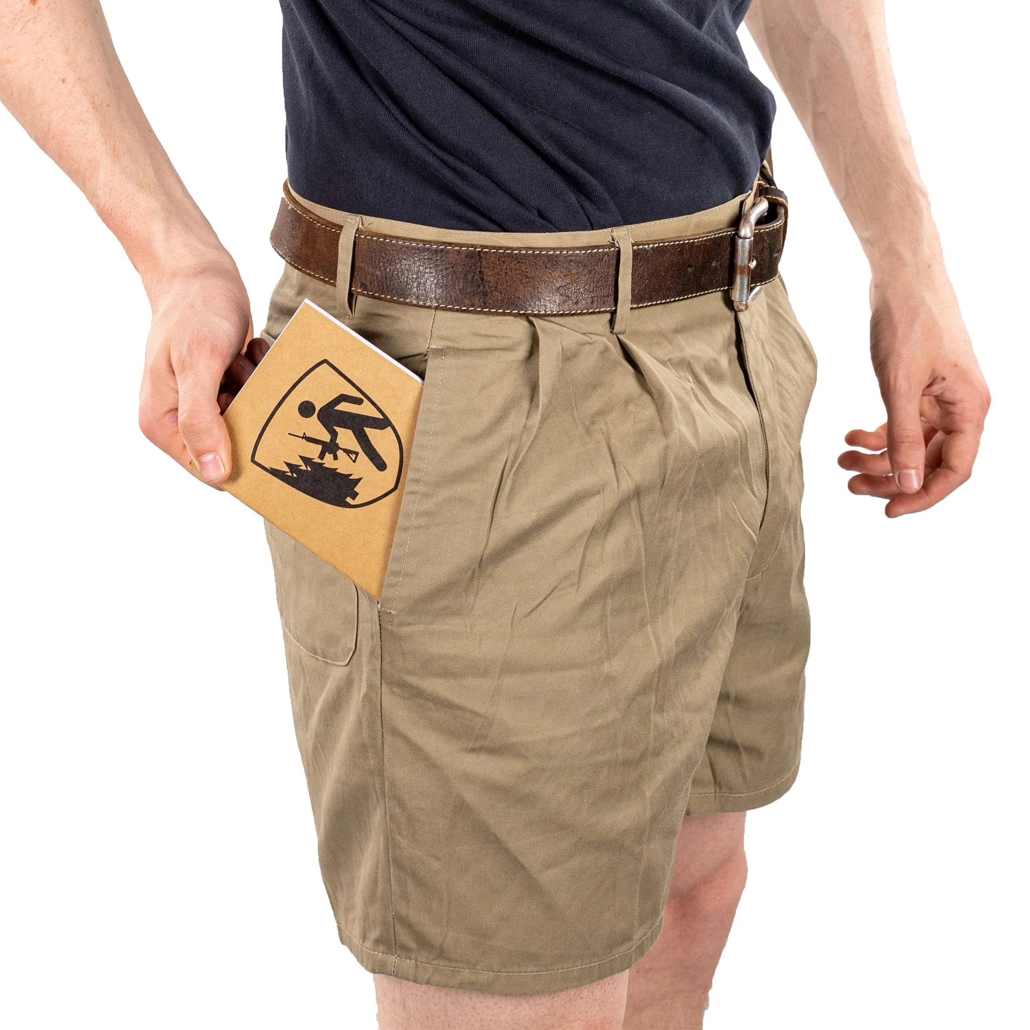 Italian Forze Armate Khaki Shorts [Five Button Fly]