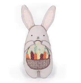 Kiriki Press Embroidered Doll Kit - Bunny