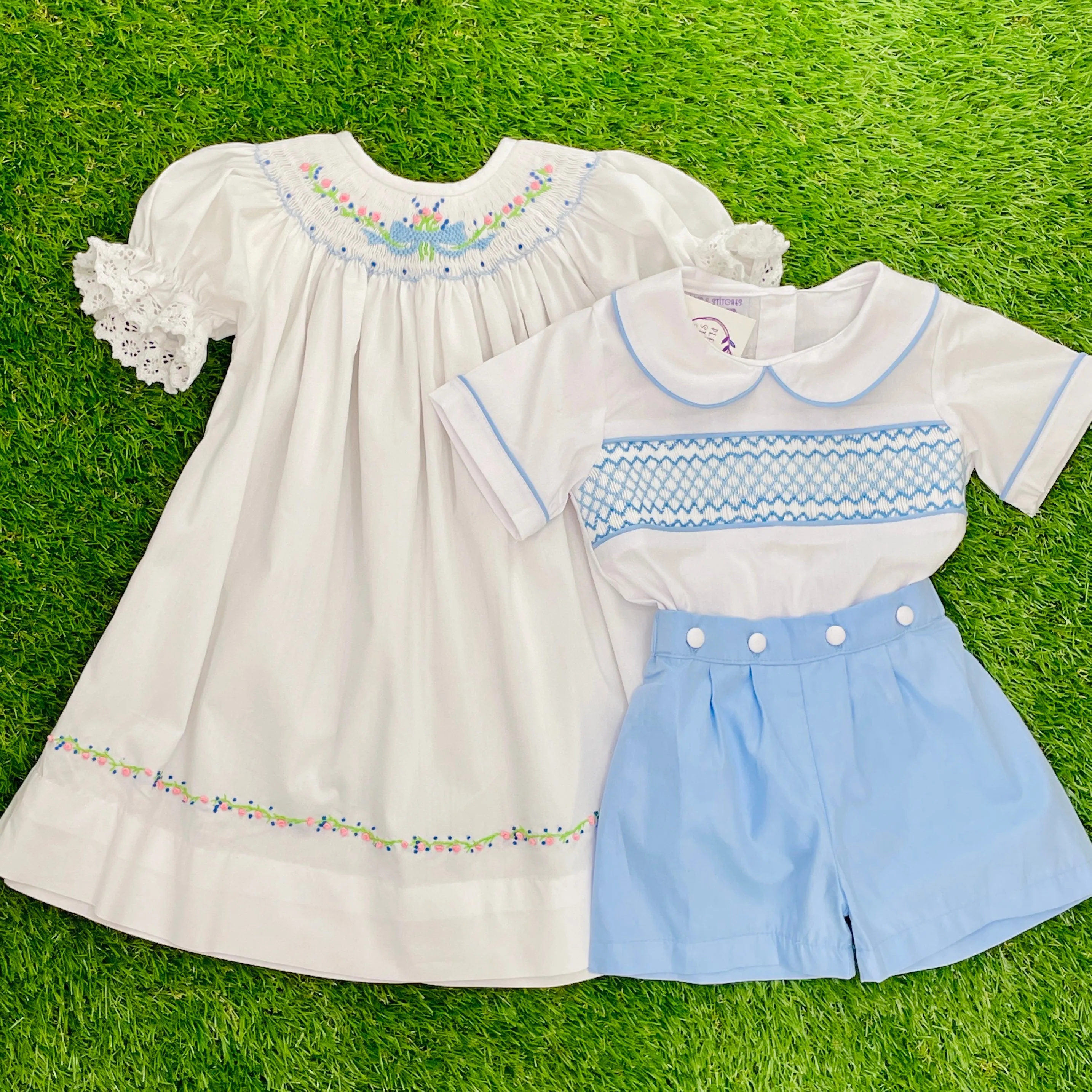 Lille Smocked heirloom dress