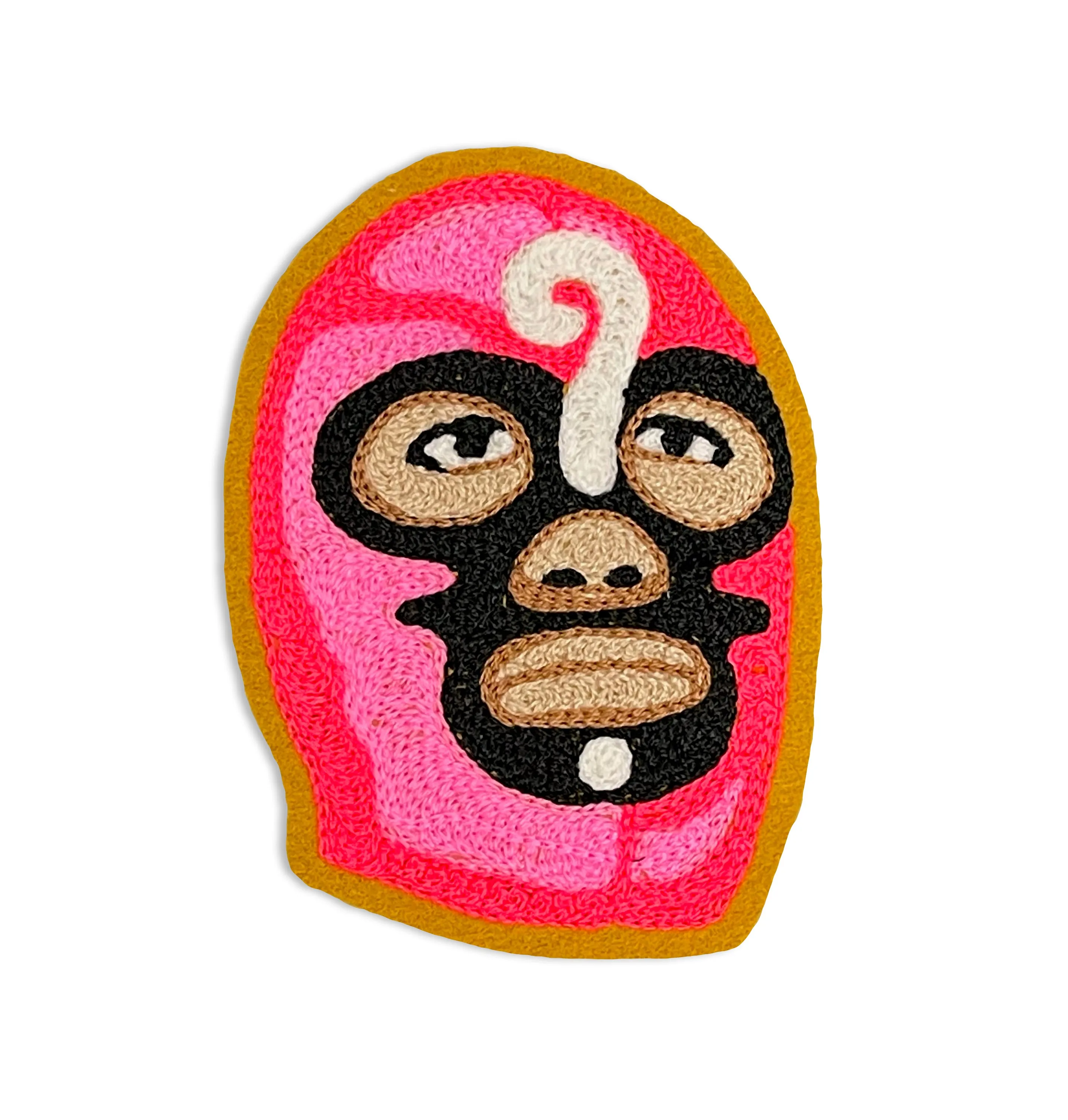 Luchador Handmade Chainstitch Patch