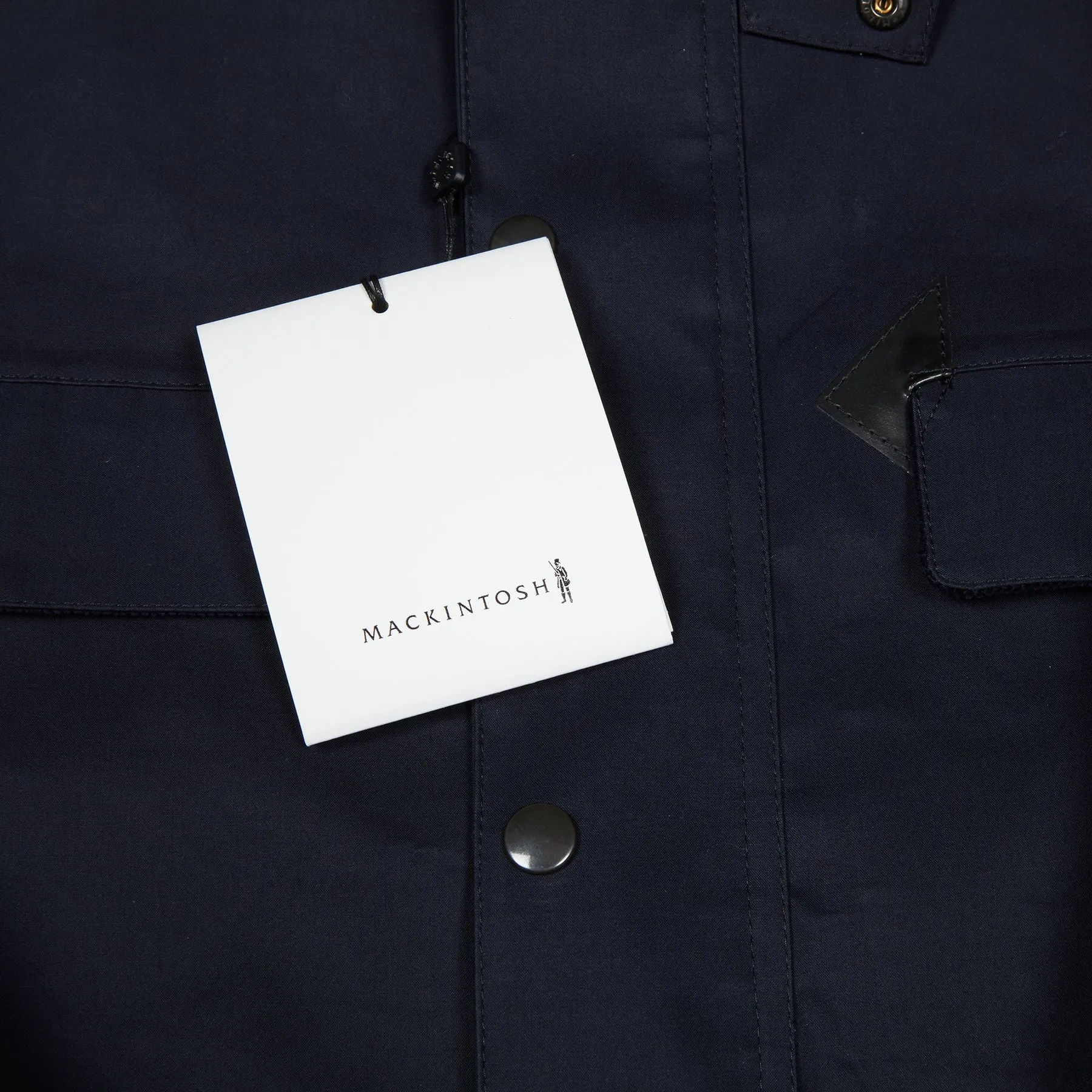 Mackintosh Anstruther Bonded Cotton Field Jacket in Navy