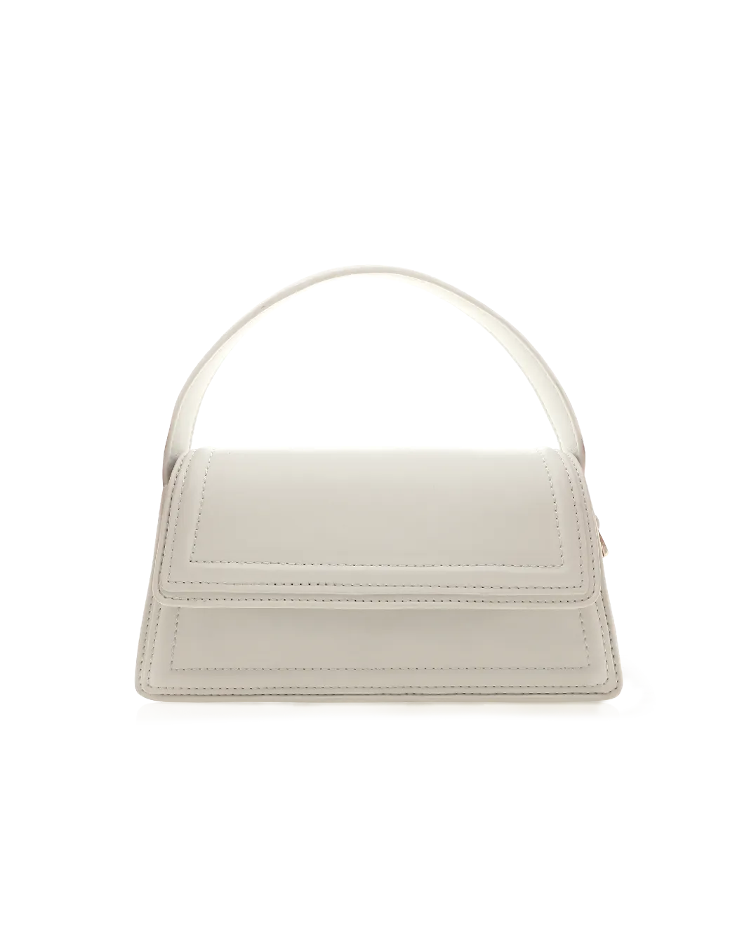 MARBLE HANDLE BAG - BONE