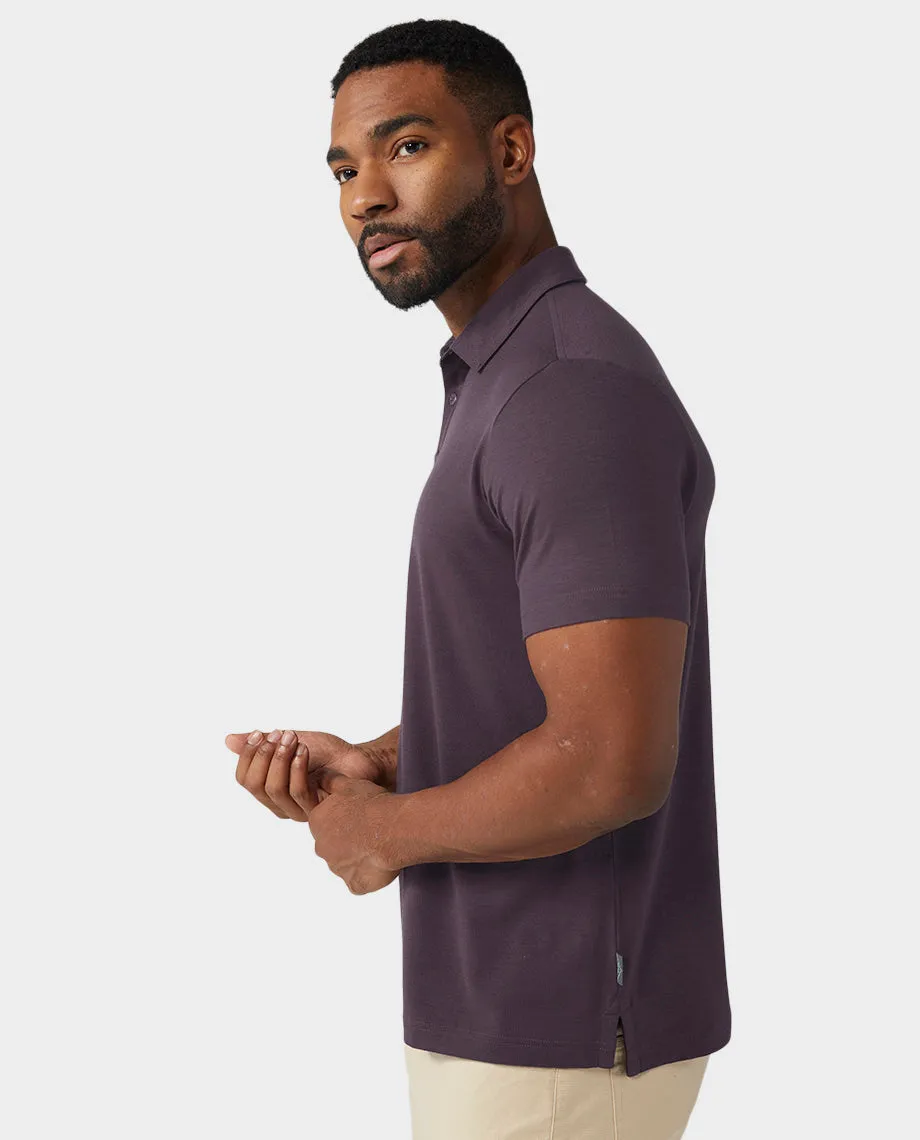 Men's Alpin Lightweight Merino Polo SS