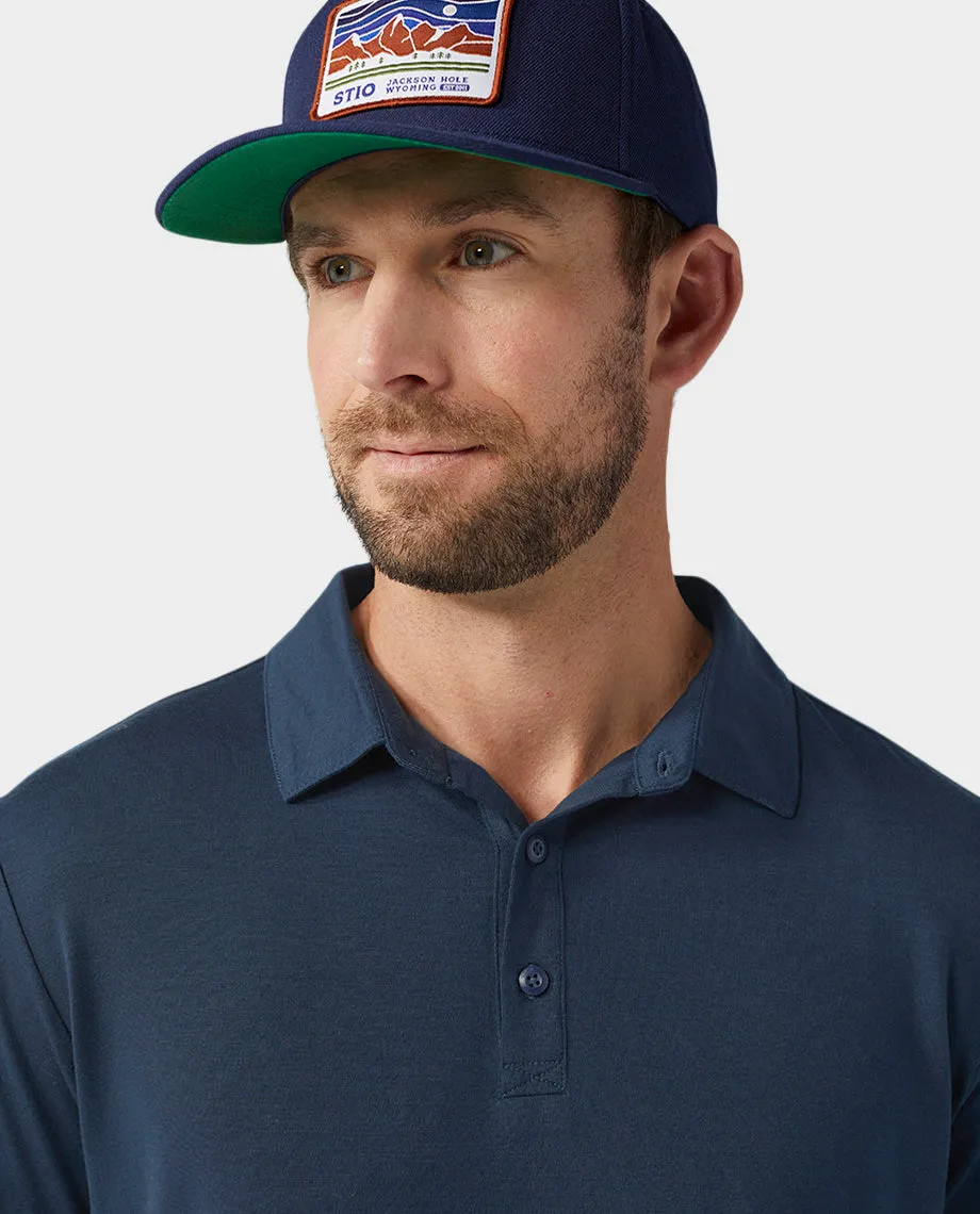 Men's Alpin Lightweight Merino Polo SS