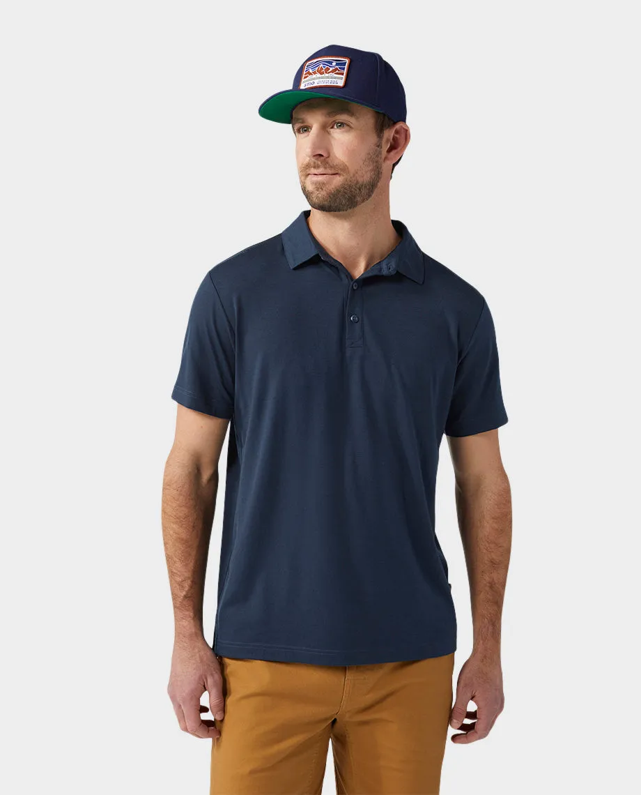 Men's Alpin Lightweight Merino Polo SS