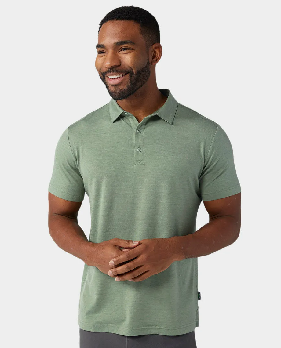 Men's Alpin Lightweight Merino Polo SS