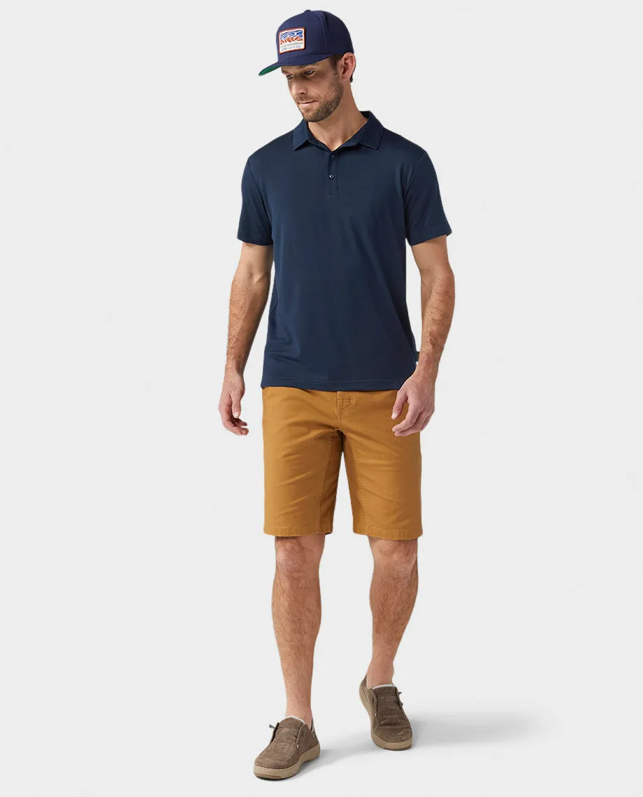 Men's Alpin Lightweight Merino Polo SS