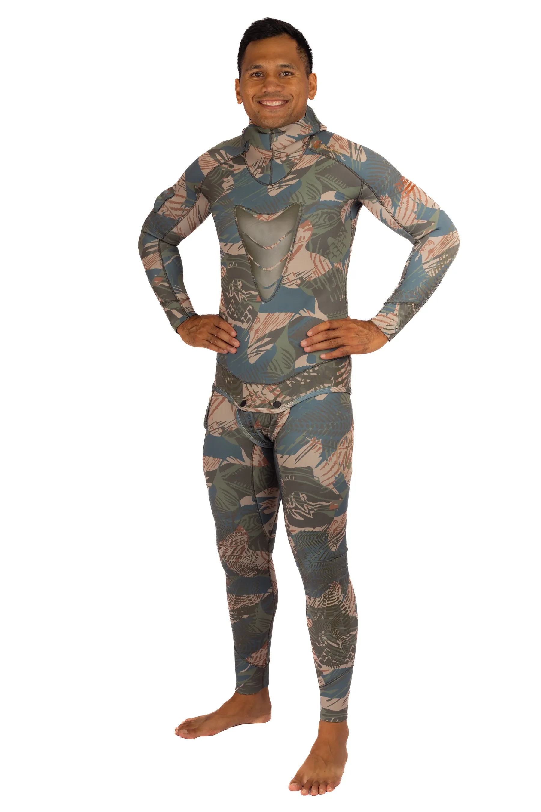 Men’s Hawaiian Brushstroke Spearfishing 3.5mm Wetsuit