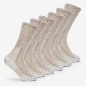 Men's Moderate Cushion Crew Hiking Socks (6 Pairs) | LTH | Pay for 5, get 1 FREE!