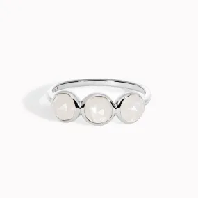 Moonstone Ring Silver - Elisa