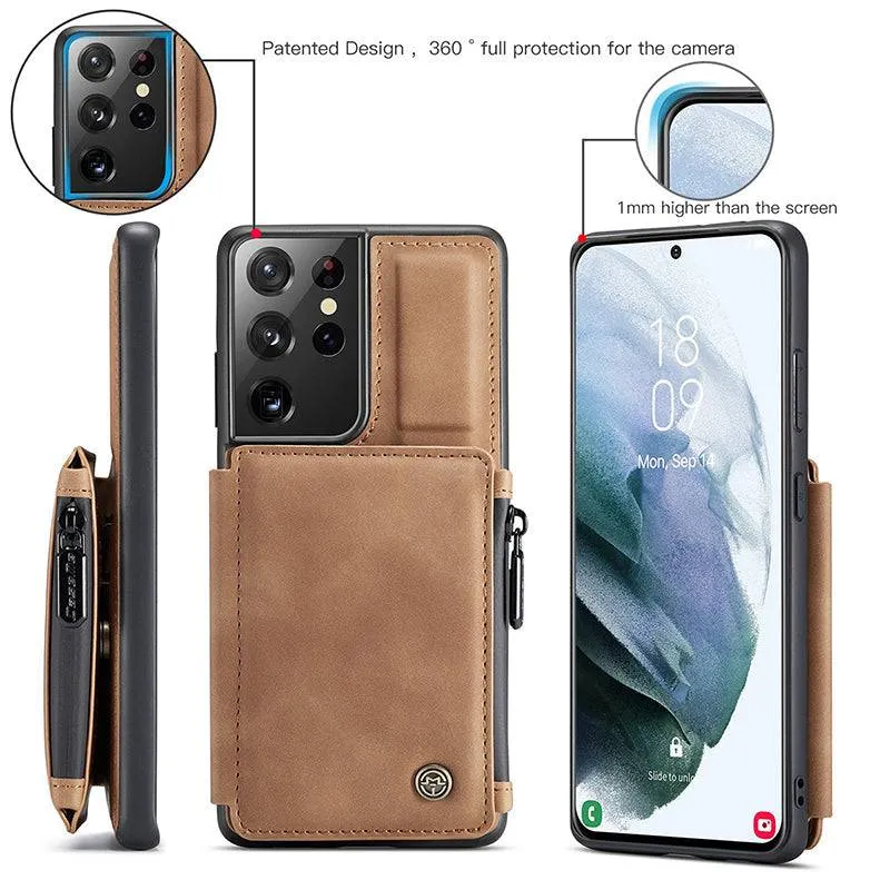 Multifunctional Wallet Phone Case For Galaxy