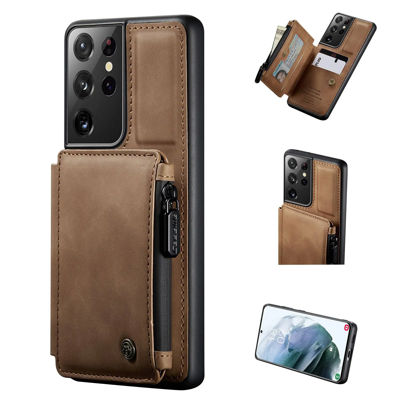 Multifunctional Wallet Phone Case For Galaxy