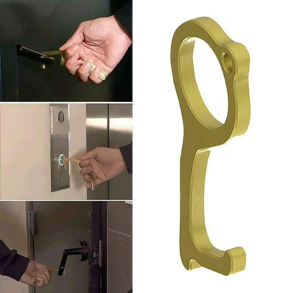 No-Contact Door Opener Hand Key Tool