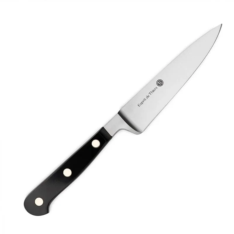 Office Kitchen Knife Grand Chef 3.94 inch Pressed Wood Rivet - Deglon