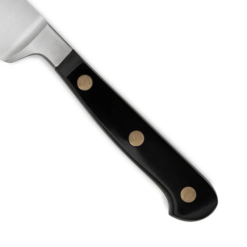 Office Kitchen Knife Grand Chef 3.94 inch Pressed Wood Rivet - Deglon