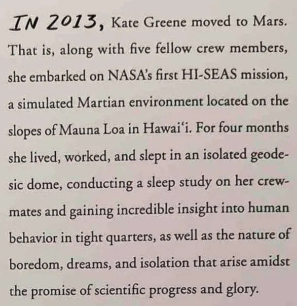 ONCE UPON A TIME I LIVED ON MARS - Kate Greene