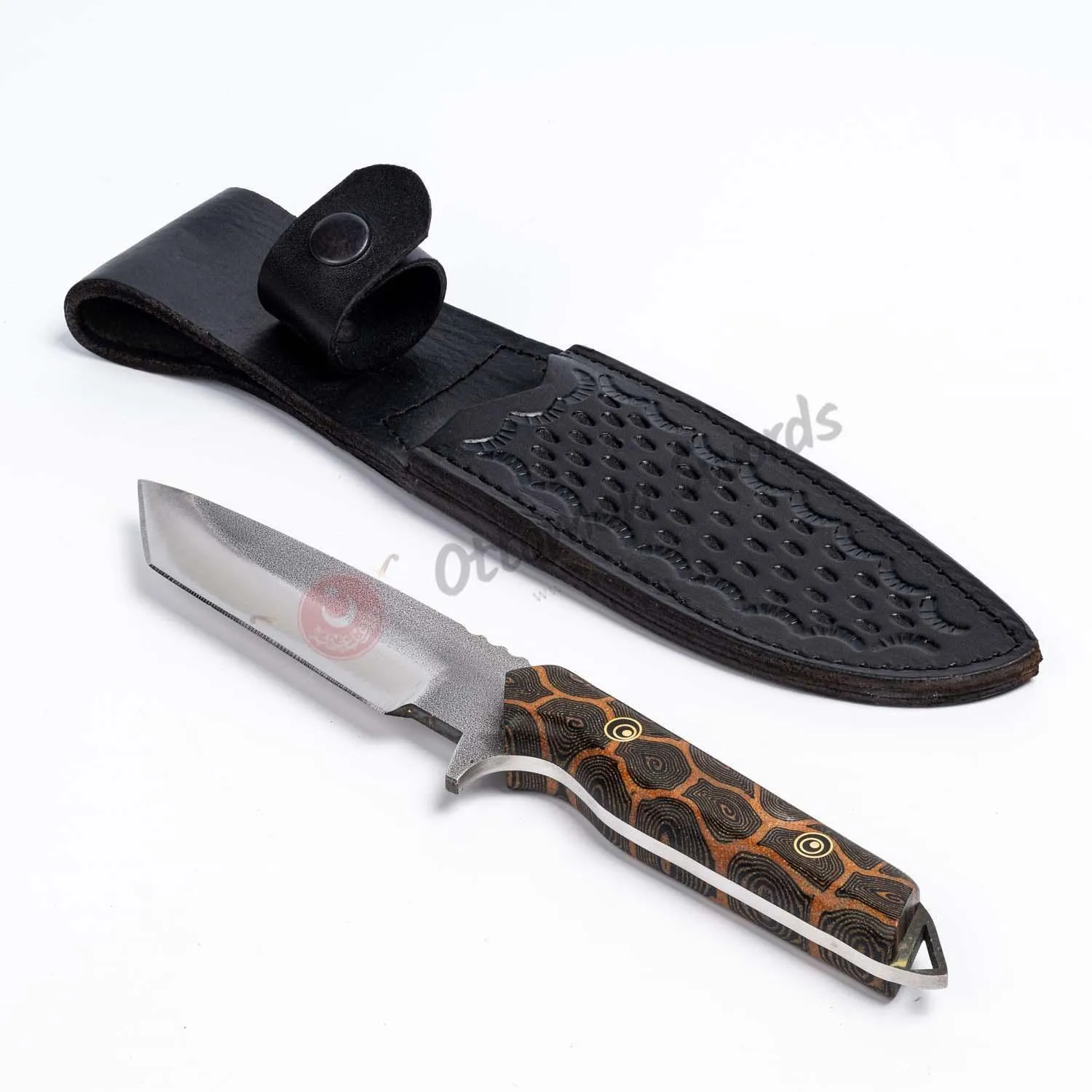 Out Door Survival Knife Tanto Blade Shape 9.5"