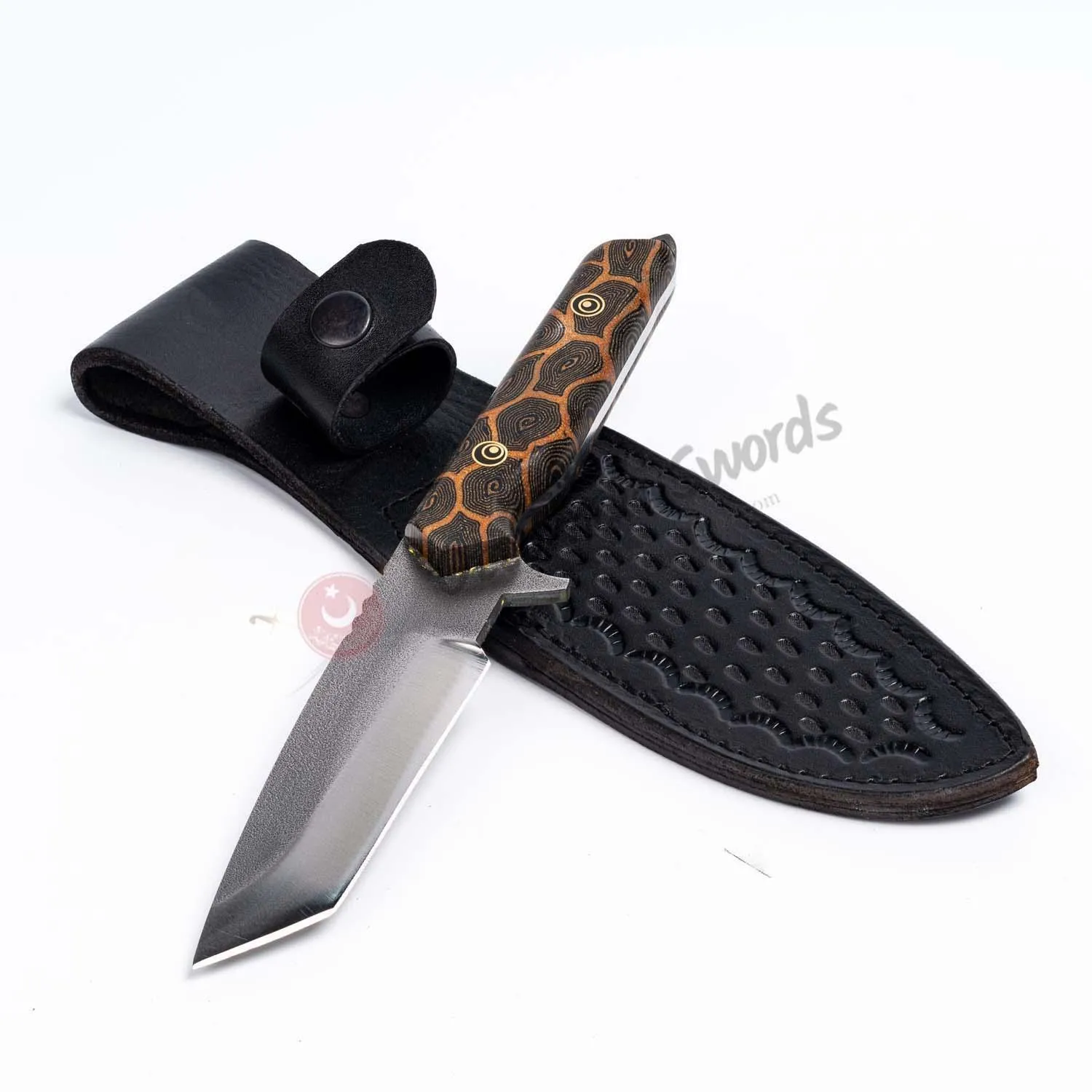 Out Door Survival Knife Tanto Blade Shape 9.5"