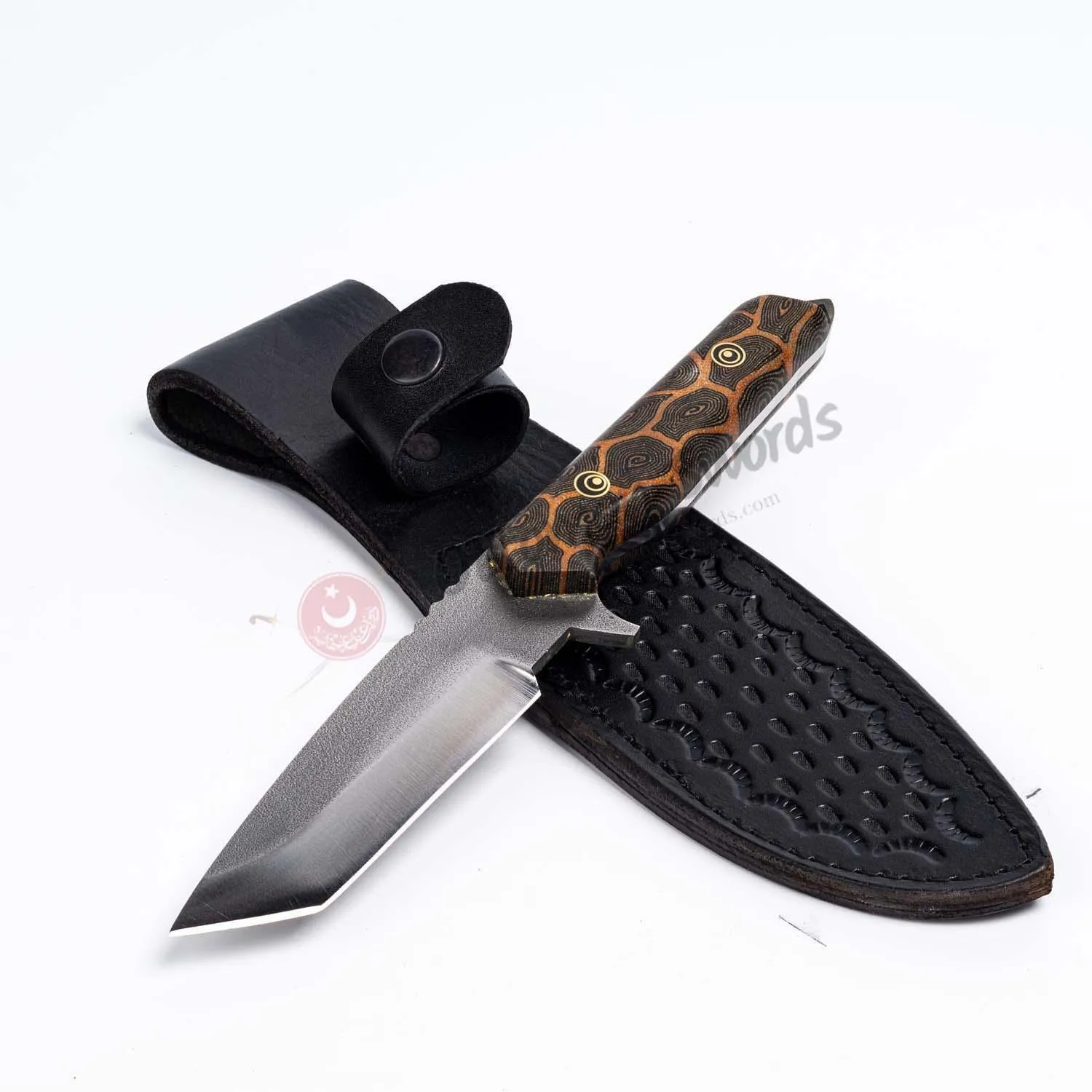 Out Door Survival Knife Tanto Blade Shape 9.5"